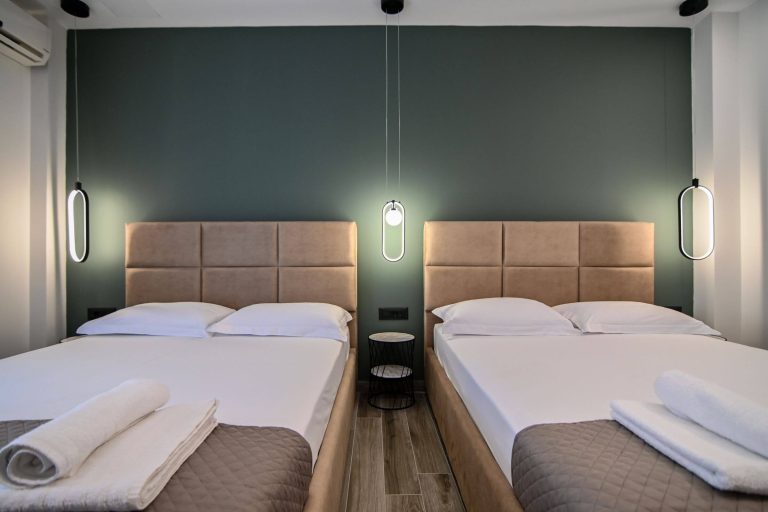 Esperides Suites | Estia Suite | Double Beds | Air Condition | Nea Vrasna